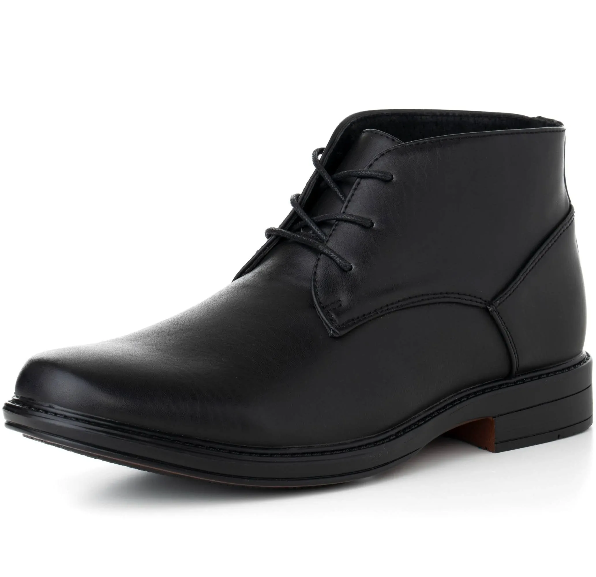 Alpine Swiss Mens Leather Lined Dressy Ankle Boots