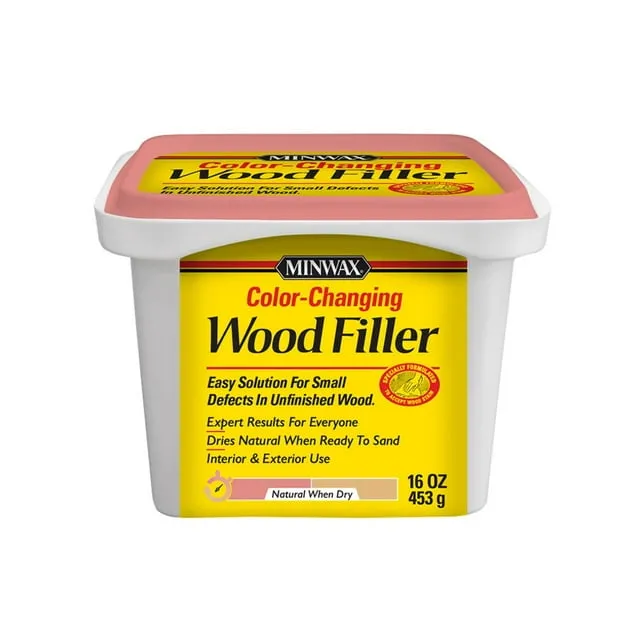 Minwax 448500000 Color-Matched Filler Wood Putty, Cherry 6 oz