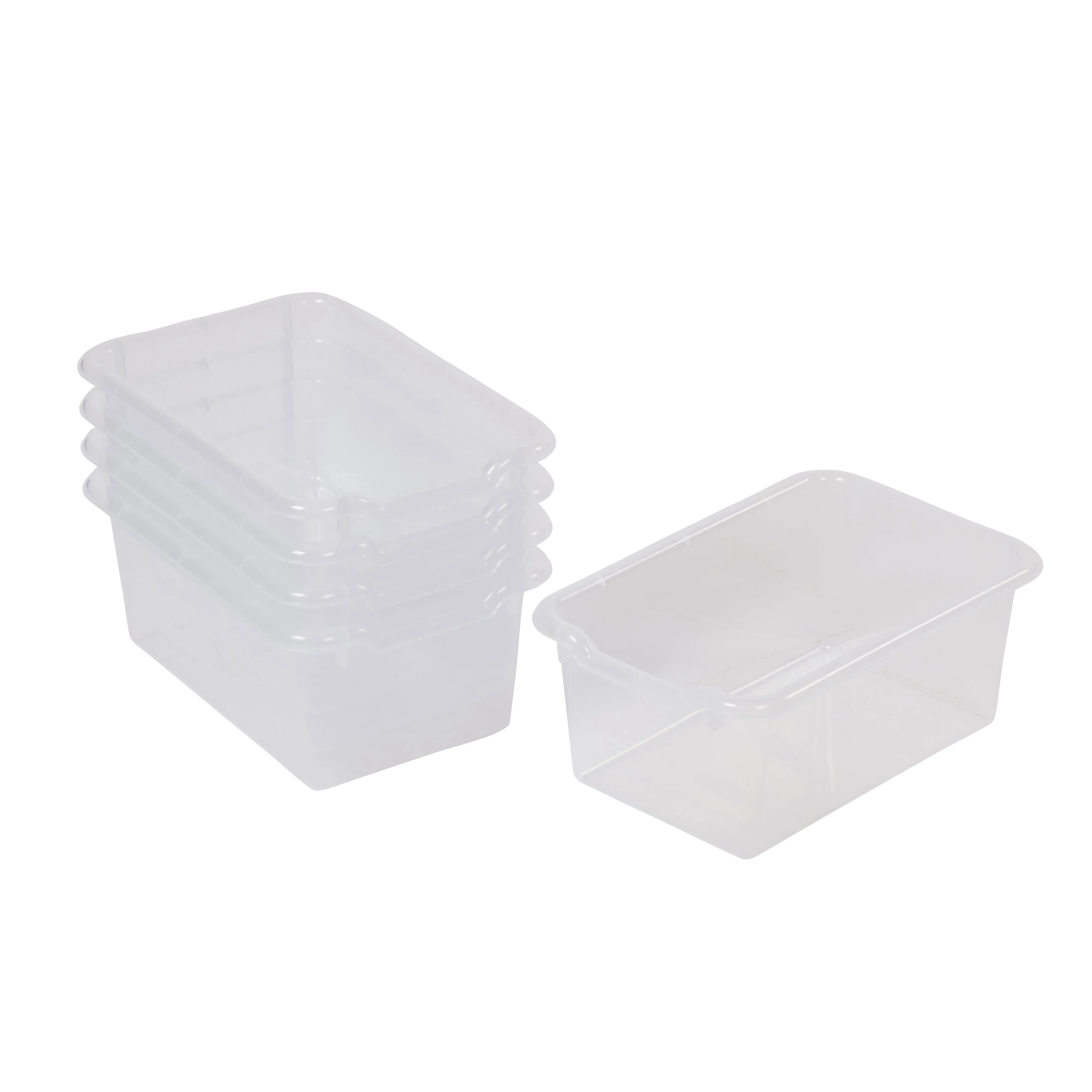 Ecr4kids Scoop Front Storage Bins 5-Piece Assorted