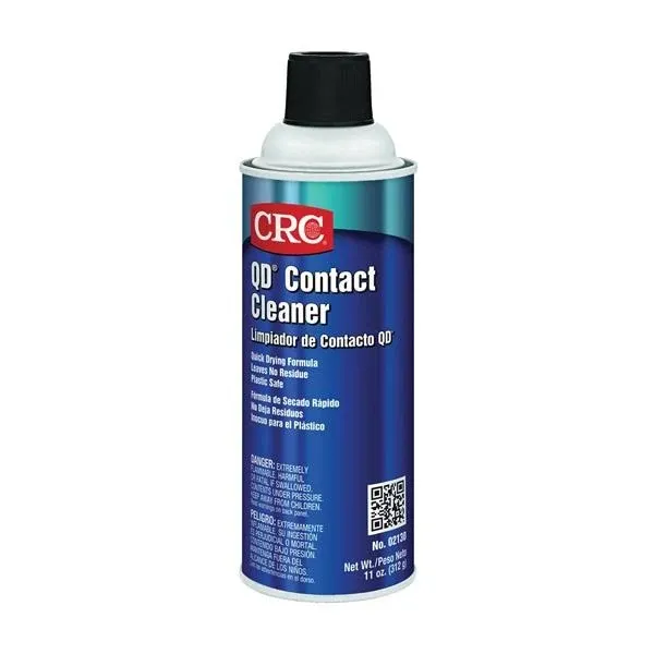 CRC QD Contact Cleaner 03130 – 11 WT OZ, Plastic Safe Electronics Aerosol Cleaner, Suitable for Sensitive Electronic Equipment