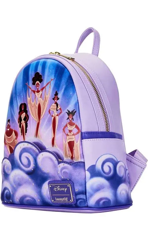 LOUNGEFLY Hercules Muses Clouds Mini Backpack - Disney