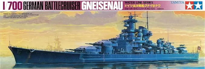 Tamiya Models Gneisenau Battleship