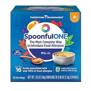 New SpoonfulONE Food Allergen Introduction Mix-Ins, 20-ct, Smart Feeding Infant