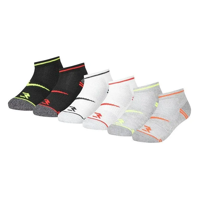 Kids Nike 3BRAND 6-Pack by Russell Wilson Low Cut Socks