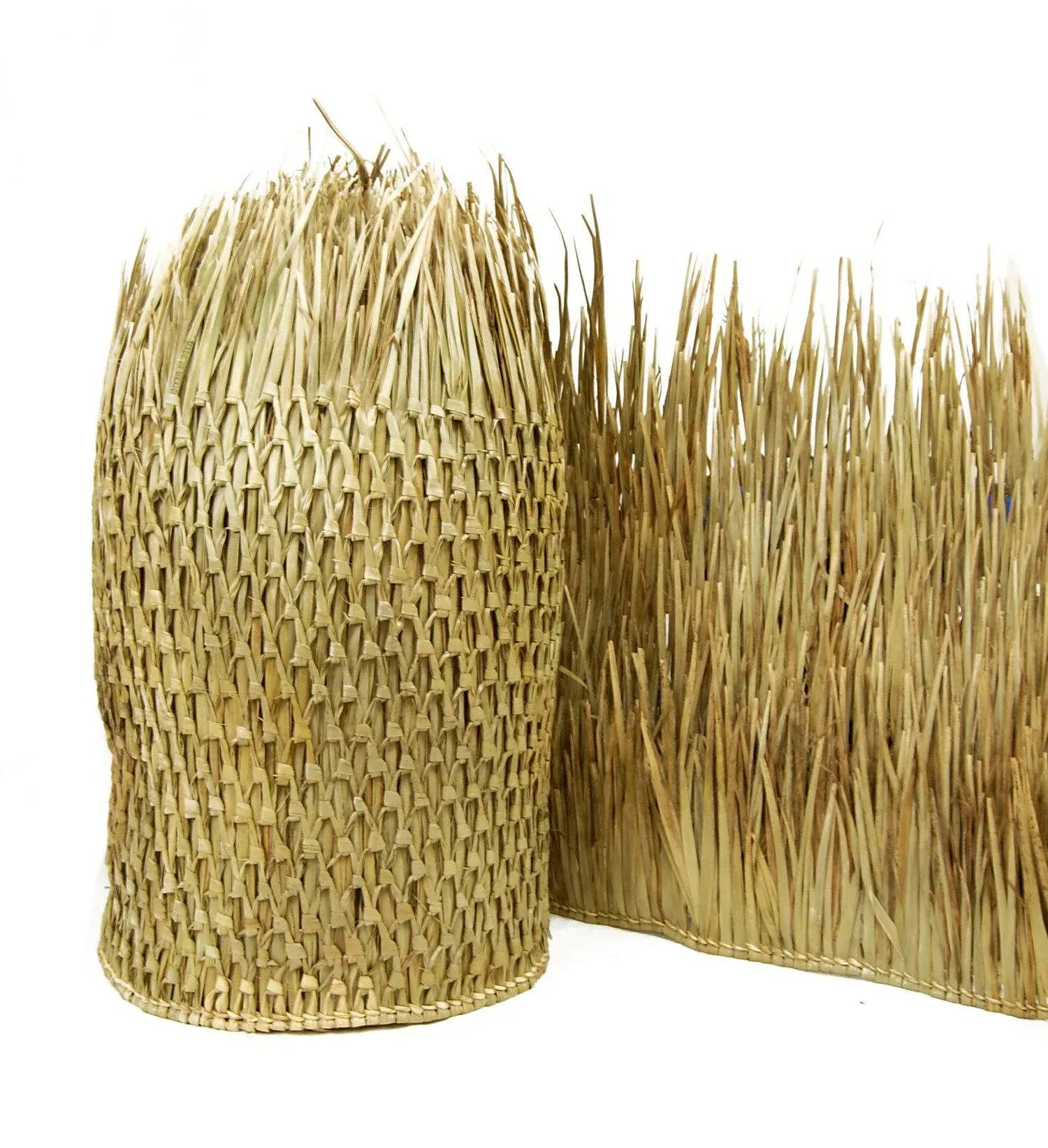 SALE SALE 35&quot;×60ft Mexican Palm Grass Tiki Hut Roof Thatch Roll Fast Shipping