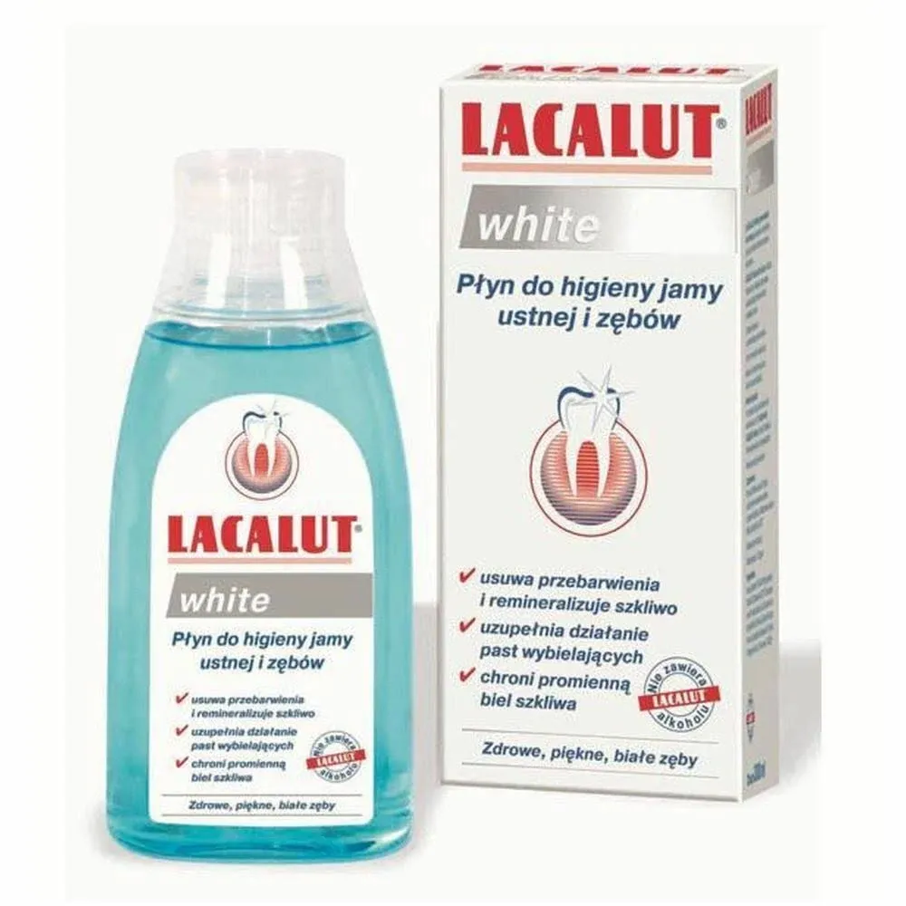 Lacalut Mouthwash White Liquid for Oral Hygiene 300ml by Lacalut