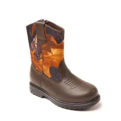 Deer Stags Boys' Tour Water Resistant Pull-on Occupational Boots