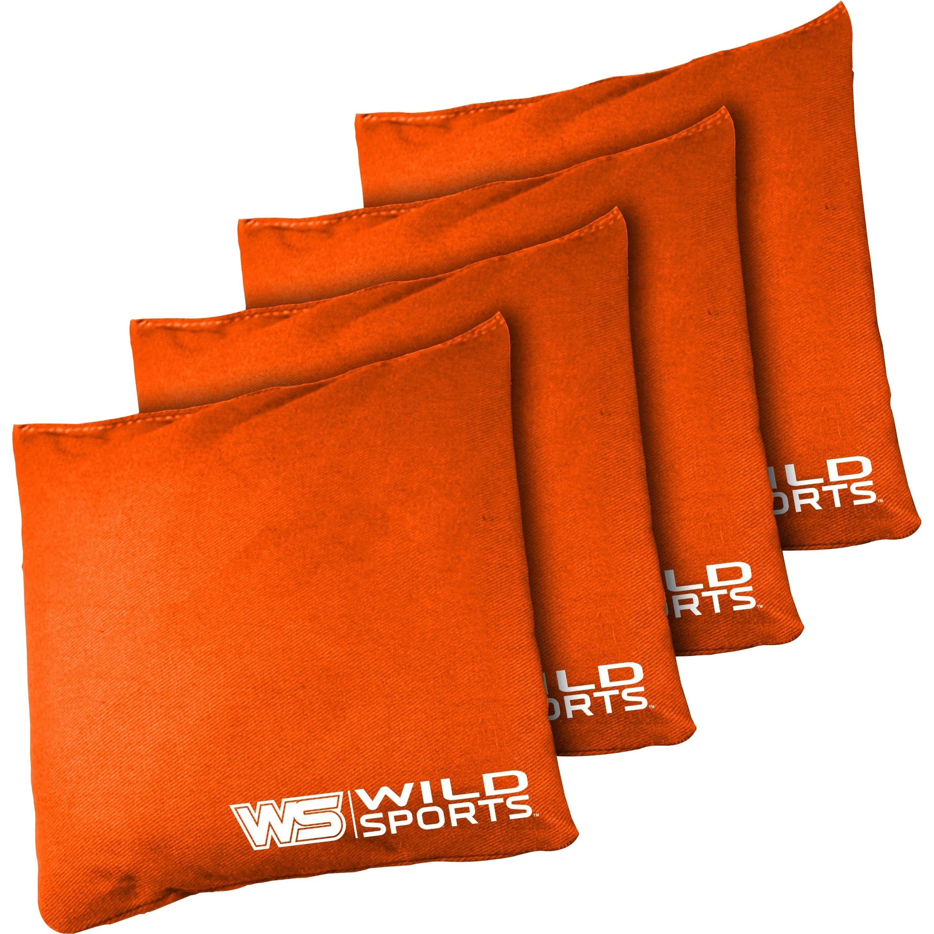 Wild Sports Regulation Size Cornhole Bags - Set of 8 Premium Bean Bag Toss Bags for Cornhole Set - All-Weather Cornhole Accessories & 16oz Weighted Bags Set