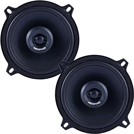 2 Memphis Audio 5.25" 2 Way Coaxial Speakers 50 Watts Max Street Reference SRX52