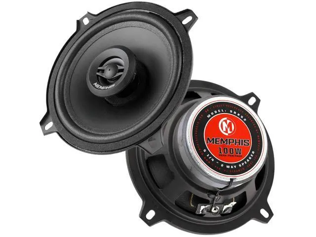 2 Memphis Audio 5.25" 2 Way Coaxial Speakers 50 Watts Max Street Reference SRX52