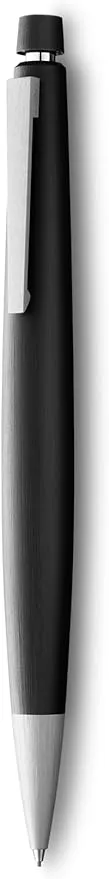 Lamy 2000 black - elegant mechanical pencil in a satin-finish fibreglass casing - perfectly balanced - pencil M 40 fine-line refill in line width 0.7 mm & eraser tip