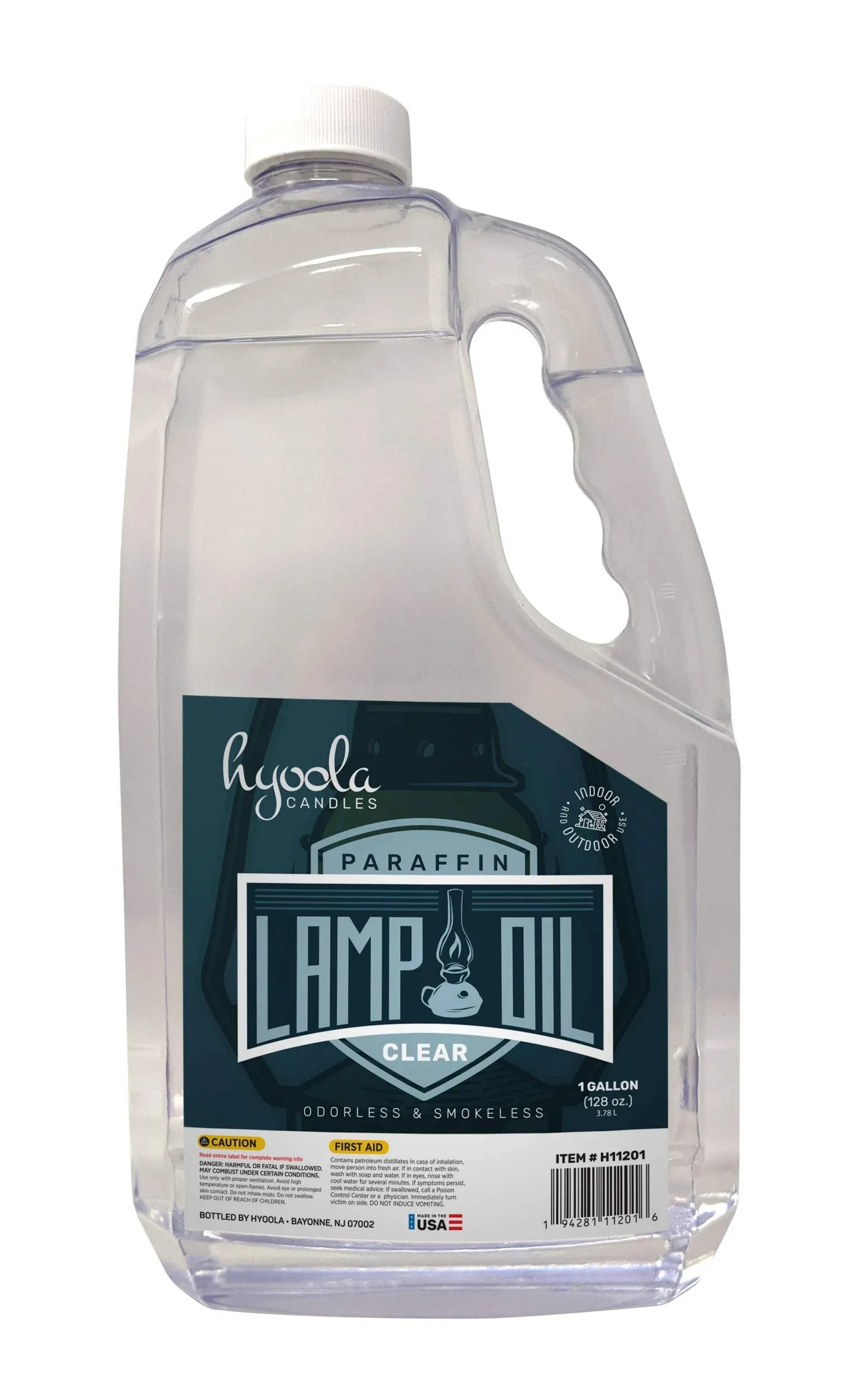 1-Gallon Liquid Paraffin Lamp Oil - Clear Smokeless, Odorless, Ultra Clean Fuel