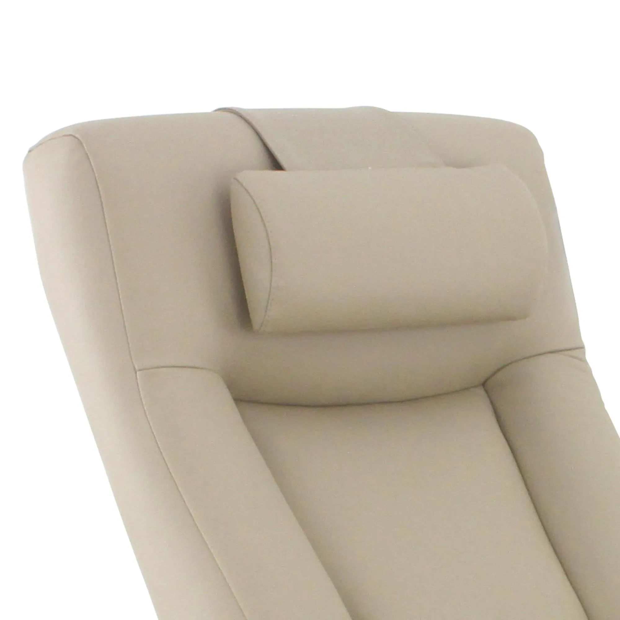 Mac Motion Chair Cervical Pillow in Cobblestone Top Grain Leather