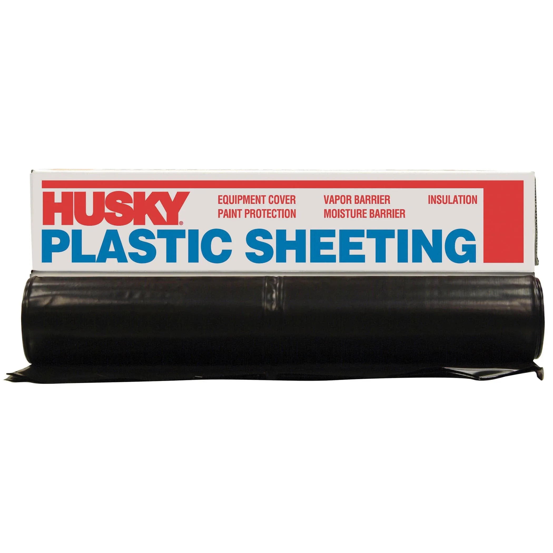 POLY AMERICA 410B 10-Feet X 100-Feet 4 Mil Black Plastic Sheeting