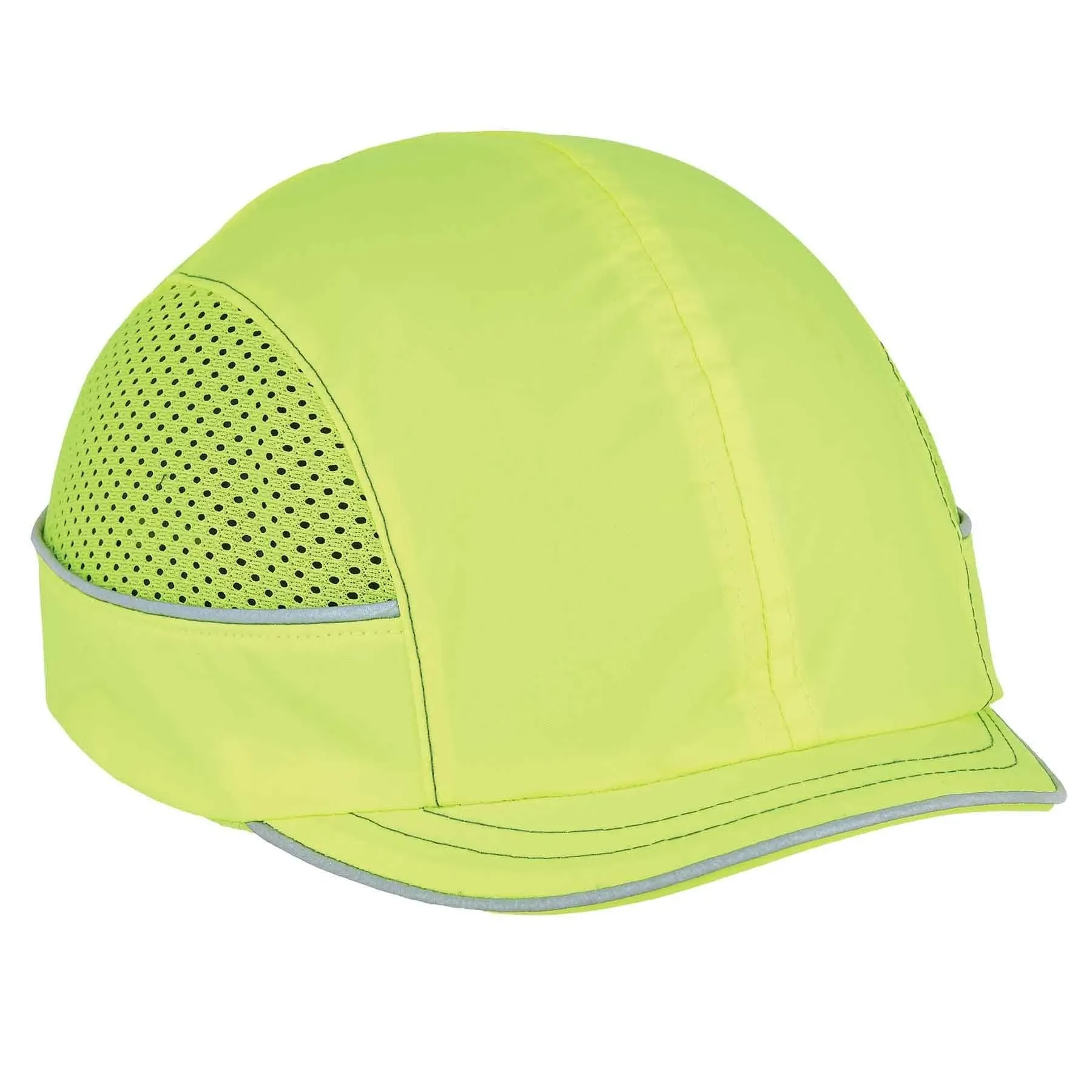 Ergodyne Safety Bump Cap, Baseball Hat Style, Comfortable Head Protection, Micro Brim, Skullerz 8950, Lime