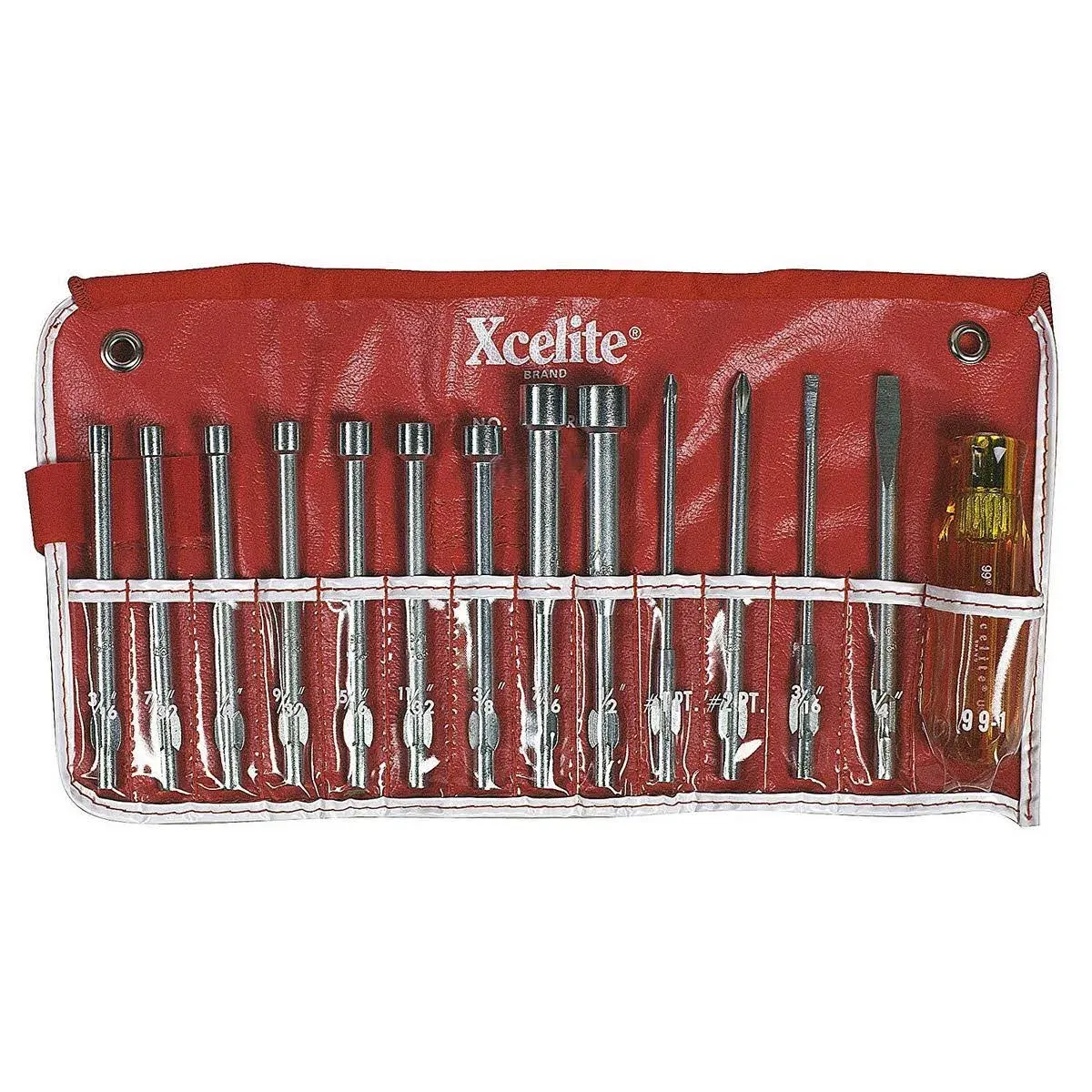 Xcelite 99PR 14 Piece Series 99 Screwdriver and Nutdriver Set