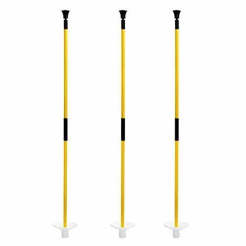 KINGTOP Golf Flagstick - Portable Design, Practice Putting Green Flag Stick for Yard, Club - Golf Pole Pin Flagpole, 3FT or 6FT Heights Available