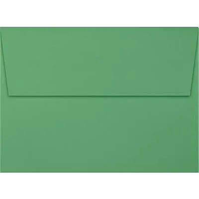 LUX A7 Invitation Envelopes (5 1/4 x 7 1/4) 250/Box, Holiday Green (FE4280-12-250)