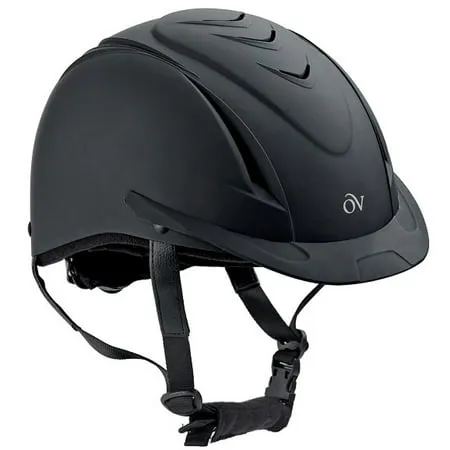 Xx  Small Ovation Lightweight Comfortable Deluxe Schooler Helmet Black