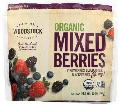 Woodstock Farms Organic Mixed Berry, 10 Ounce -- 12 per case.