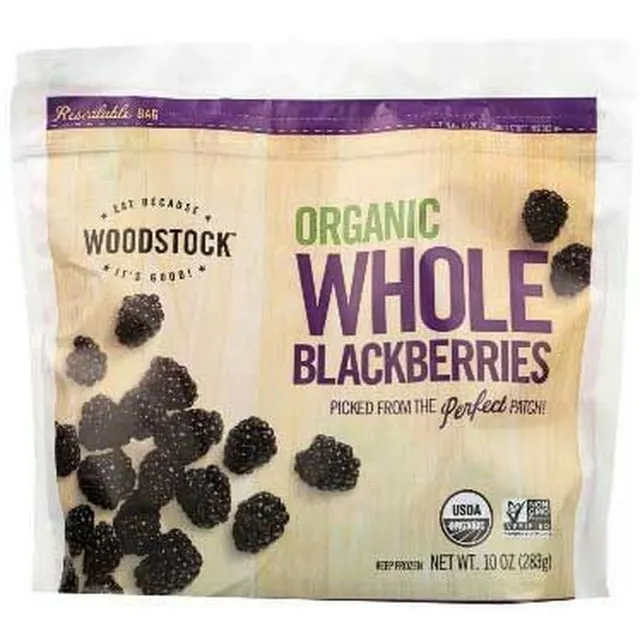 Woodstock Farms Organic Blackberry, 10 Ounce -- 12 per Case.