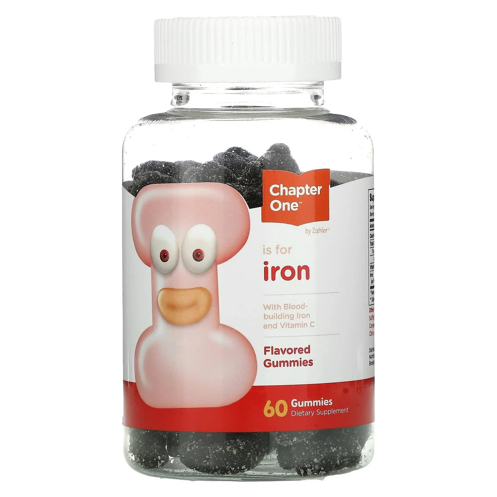 Chapter One Iron Gummies, Great Tasting Iron Gummy Vitamins with Vitamin C fo...