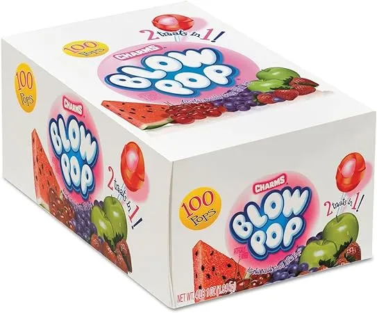 Charms Blow Pops assorted 100 ct