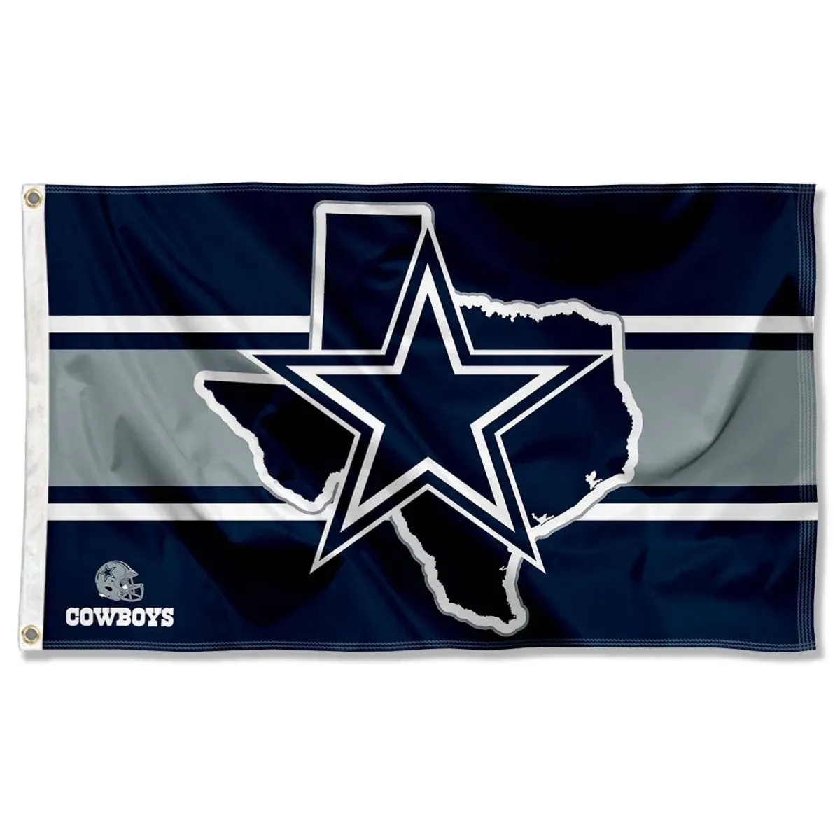 Dallas Cowboys TX State 3x5 Banner Flag