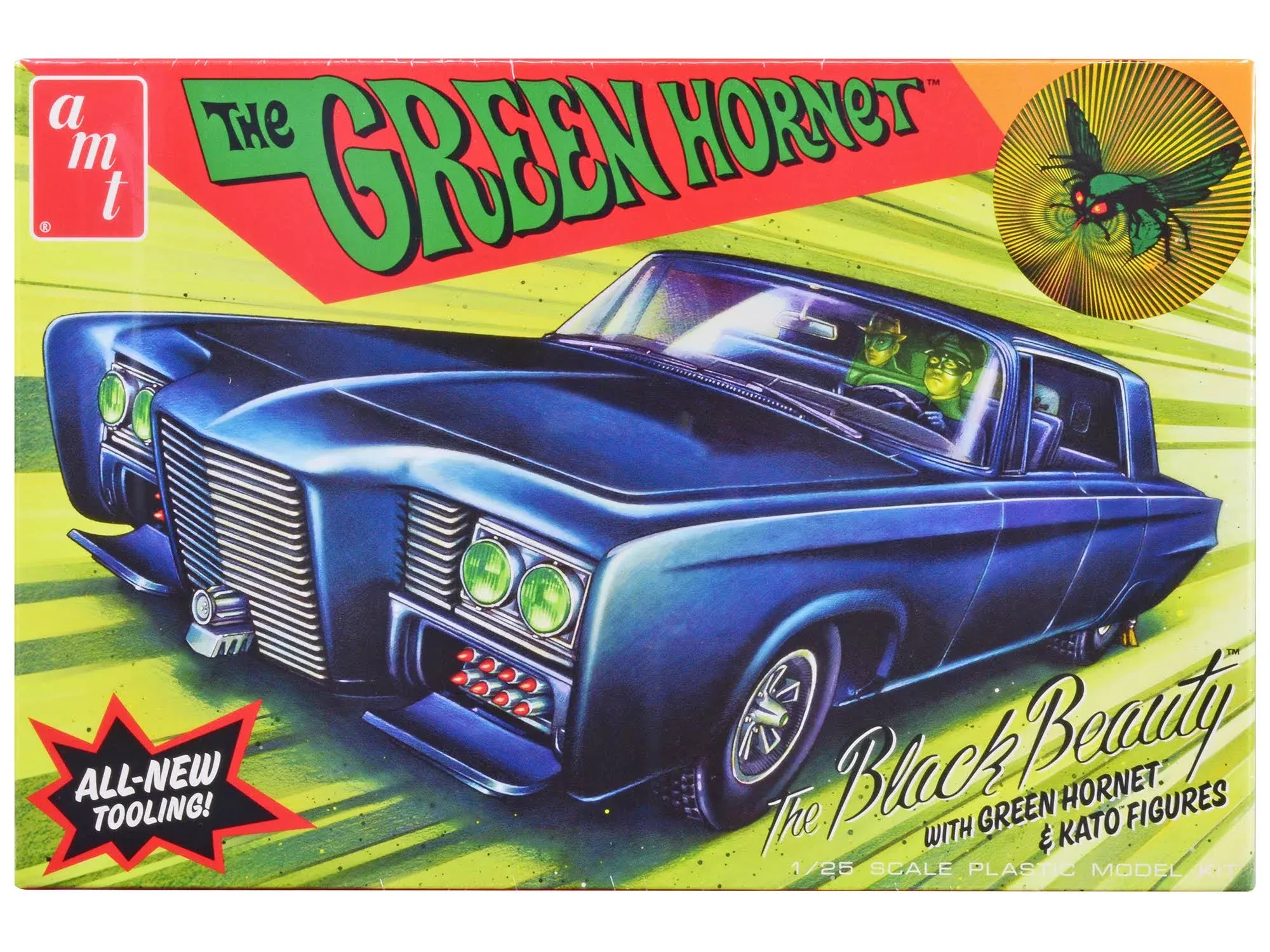 AMT Green Hornet Black Beauty Plastic Model Kit, 1/25 Scale