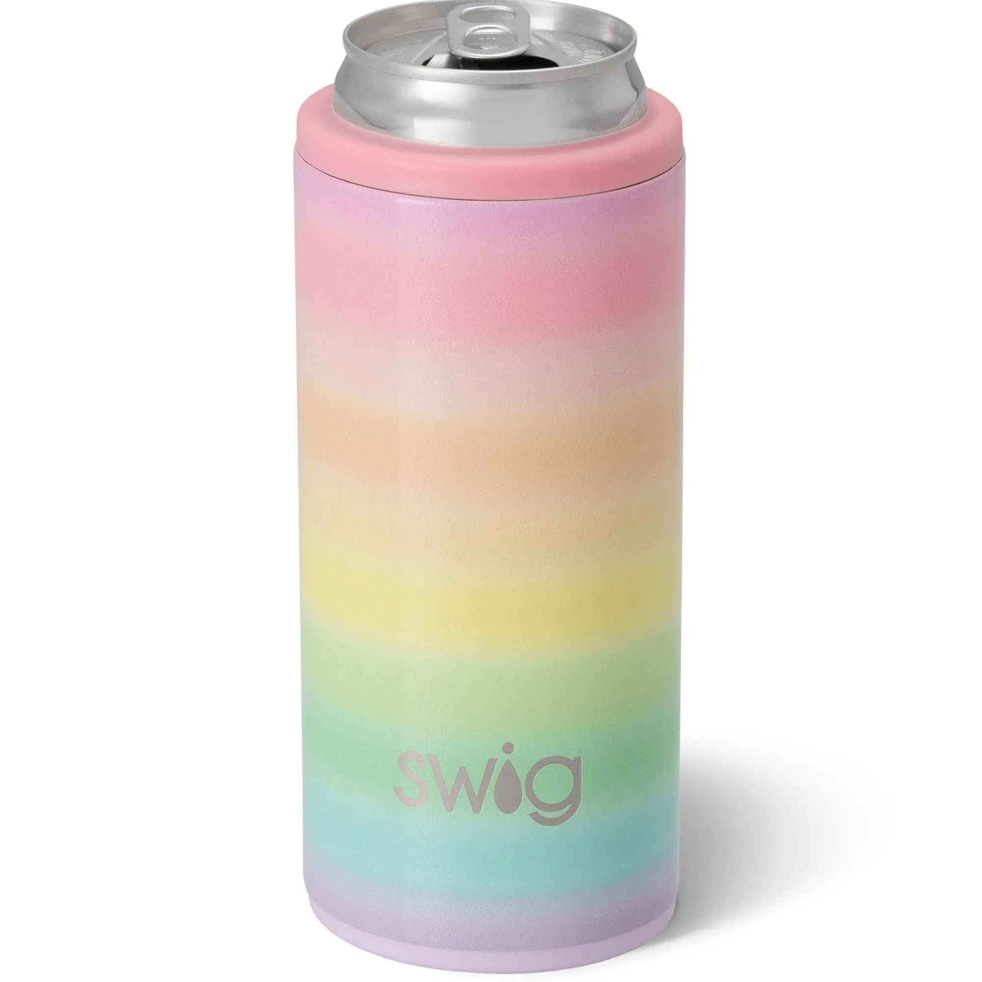 Swig Over The Rainbow Skinny Can Cooler (12oz)