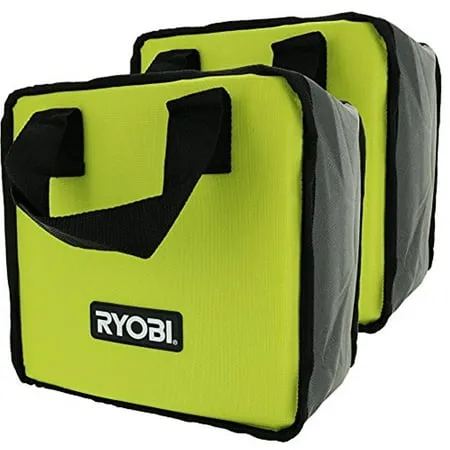 Ryobi Lime Green Genuine OEM Tool Tote Bag (2 Pack)