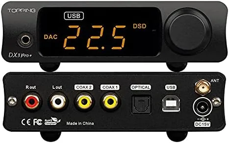 Topping DX3 Pro+ LDAC Desktop DAC & Headphone Amplifier