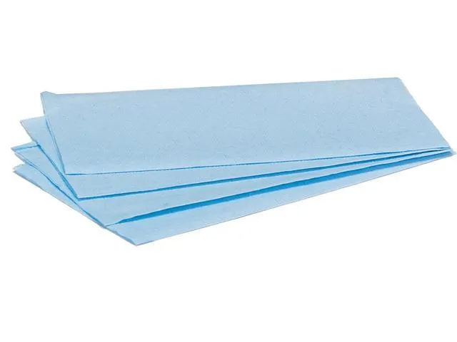 WypAll L10 Disposable Towels (05123), Windshield Wipe, 1-PLY, Banded, Blue, 12 Packs / Case, 200 Wipes / Pack, 2,400 Sheets / Case