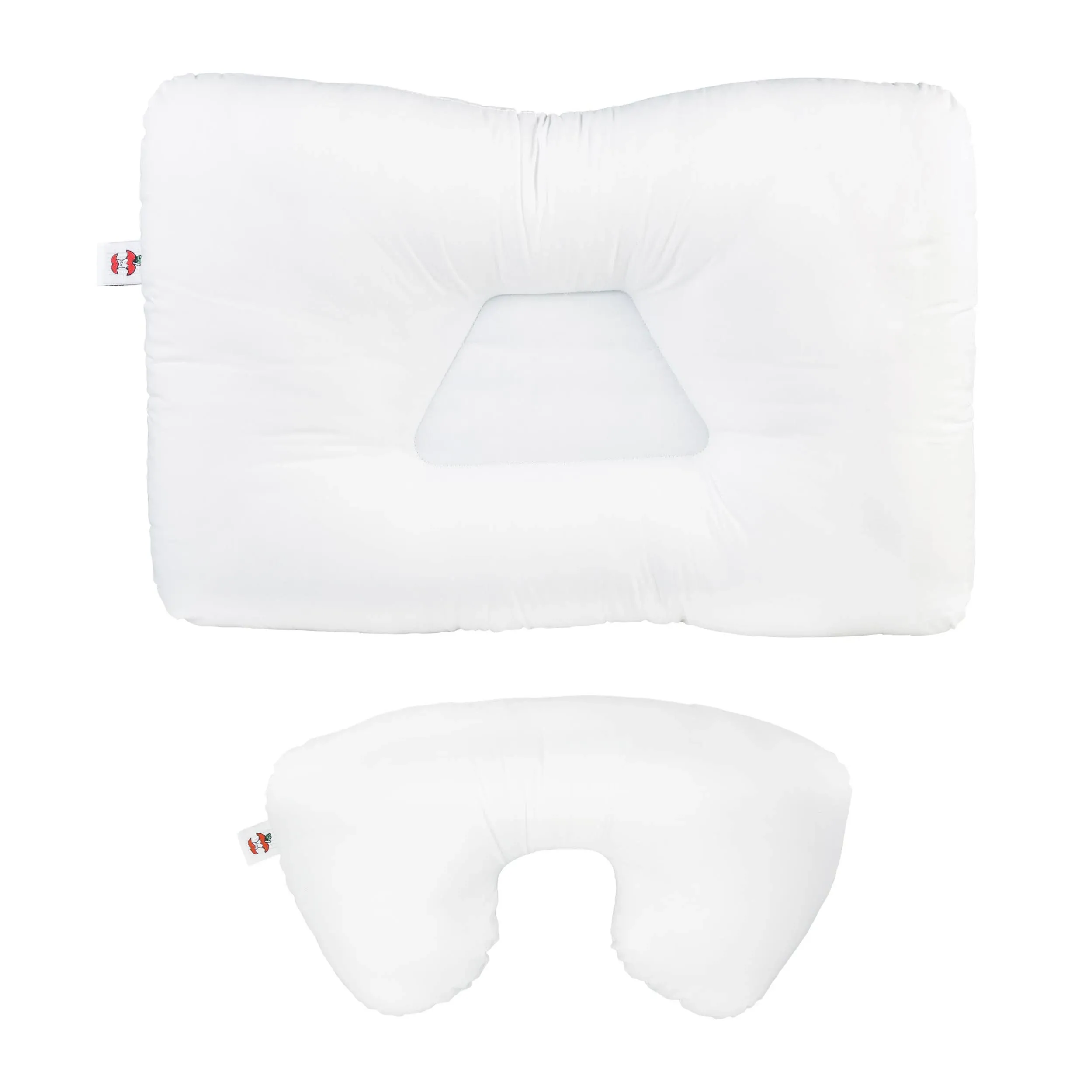 Tri-Core Cervical Neck Shoulder Support Pillow Full-Size Firm, Travel Core Combo