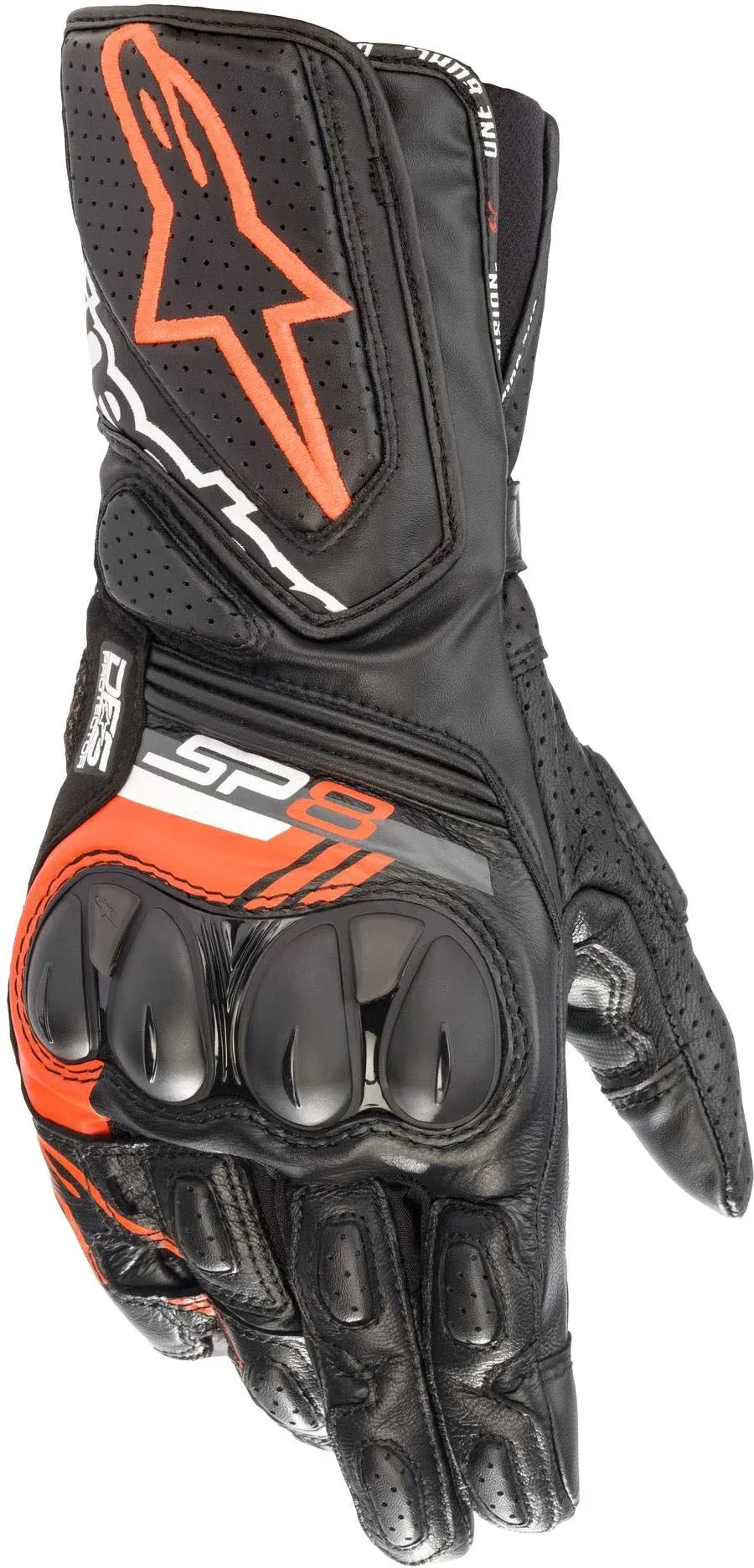 Alpinestars SP-8 V3 Gloves Black Fluo Red - XL