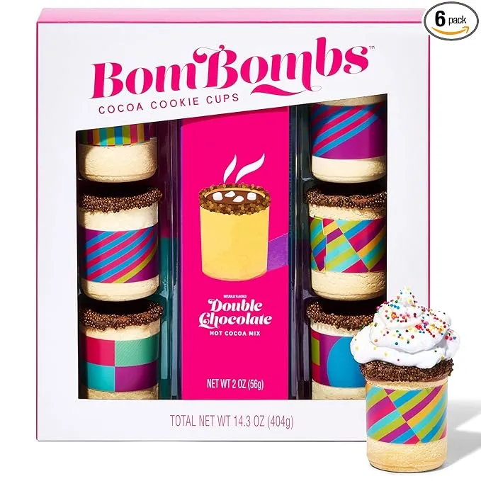 BomBombs Hot Cocoa Cookie Cups Gift Set | Thoughtfully One-of-a-Kind Gifts