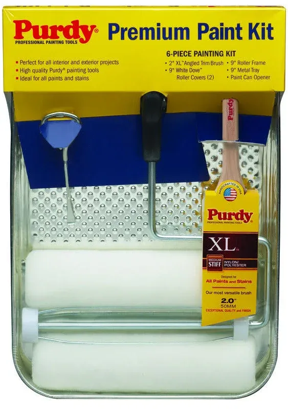 Purdy 6-Piece Painters Roller & Tray Set