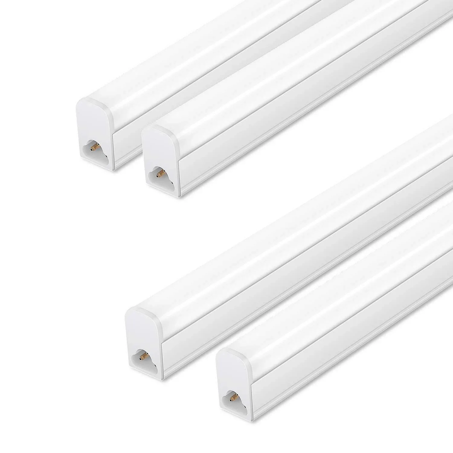 leleju LED Under Cabinet Lighting, 1FT, 5W, 6000K, 500lm, T5 Integrated Single ...