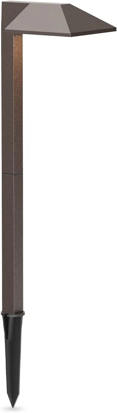 Malibu Lighting 8409210101 Malibu Landscape Lighting, 0.6W Low Voltage Equinox LED Path Light Charcoal Brown