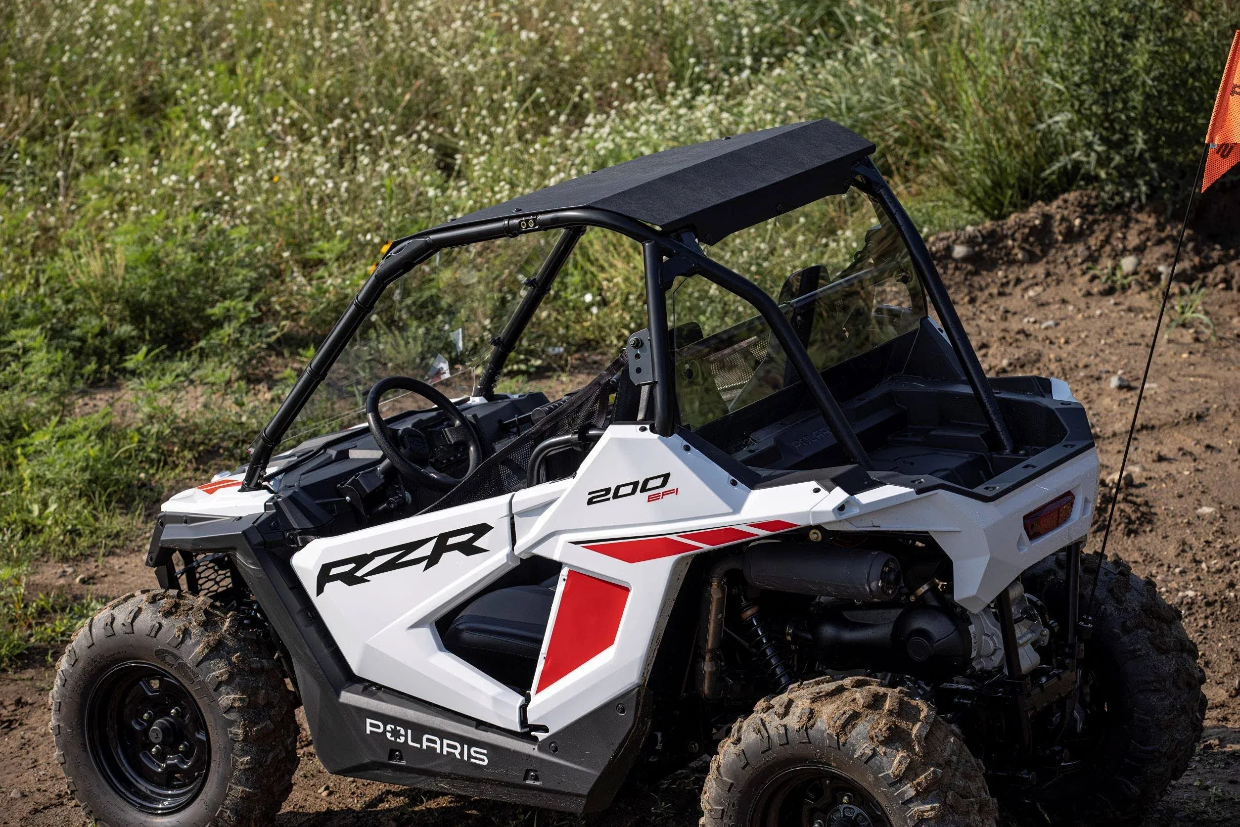 Mini Youth RZR 200 Poly Windshield, Rear Panel &amp; Poly Roof Combo