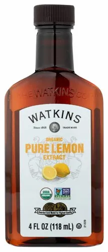 Watkins Lemon Extract, Organic, Pure - 4 fl oz