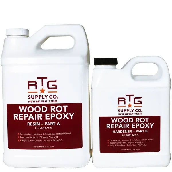 RTG Wood Rot Repair Epoxy (Half-gallon)