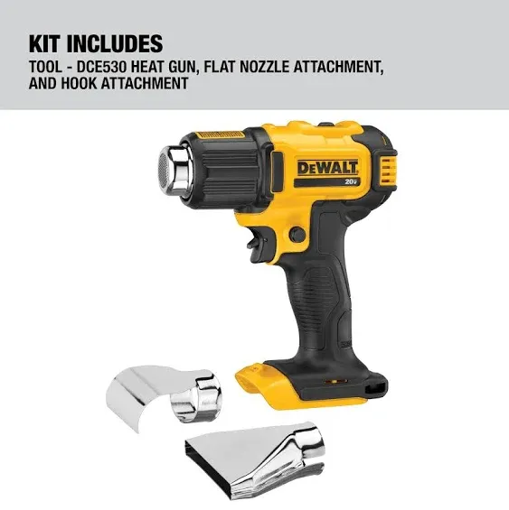 DeWalt DCE530B 20V MAX* Cordless Heat Gun (Tool Only)