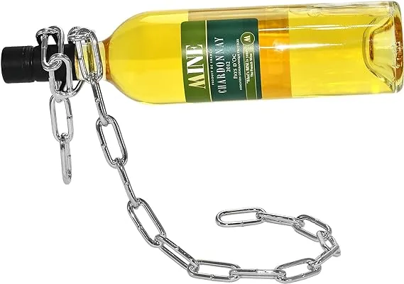 Southern Homewares Magic Chain Wine Bottle Holder Illusion