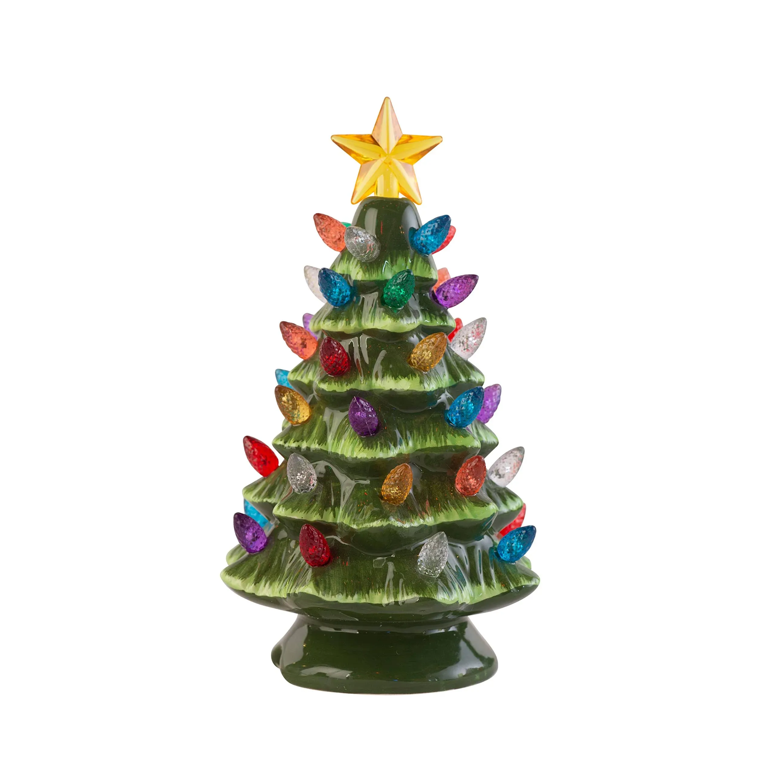 Creative Hobbies Small Vintage Ceramic Christmas Tree