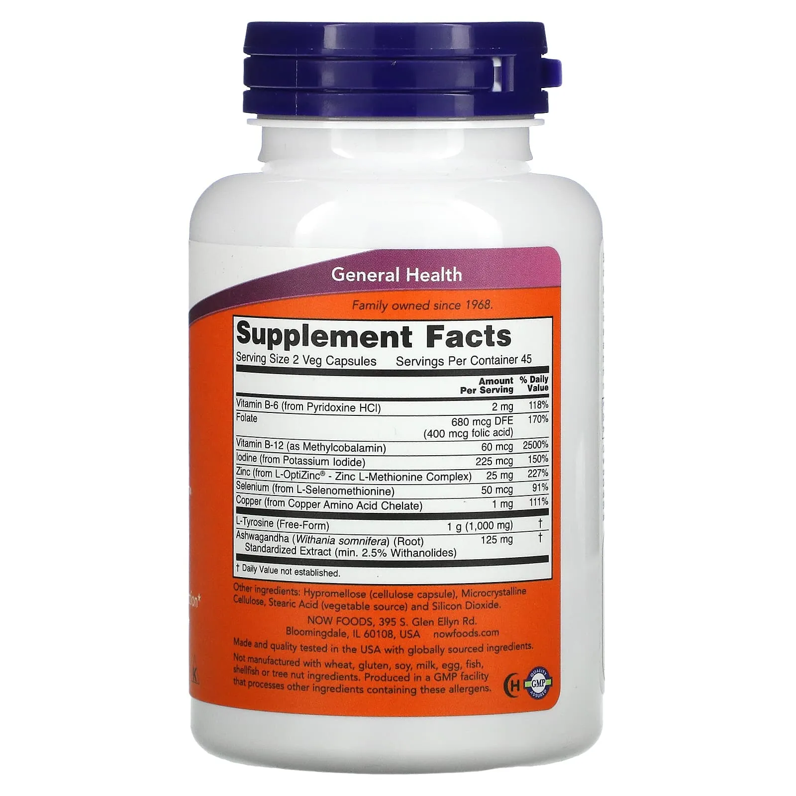 NOW Foods, Thyroid Energy, 90 Veg Capsules