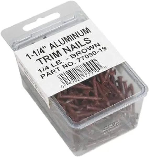 AMERIMAX HOME PRODUCTS 7709019 1-1/4-Inch Trim Nails, Brown