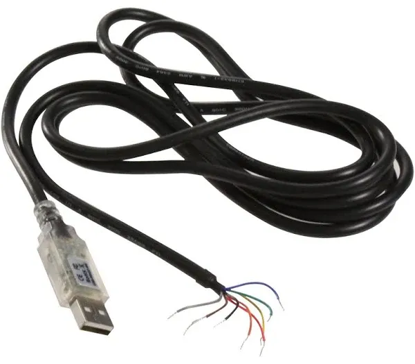 FTDI Cable, USB to RS422 Serial, 1.8m, Wire End, USB-RS422-WE-1800-BT