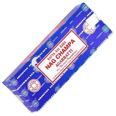 Satya Sai Baba Nag Champa Agarbatti Incense Sticks Box 250gms Hand Rolled Agarba