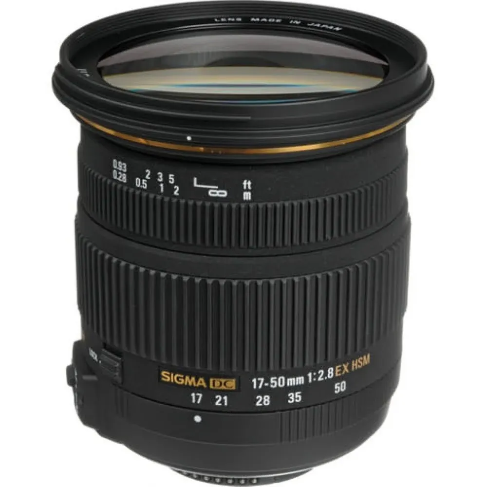 Sigma 17-50mm f/2.8 EX DC OS HSM FLD Large Aperture Standard Zoom Lens for Nikon Digital DSLR Camera - International Version (No Warranty)